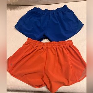 Lululemon shorts/2 pair/size 8 tall. Little wear.